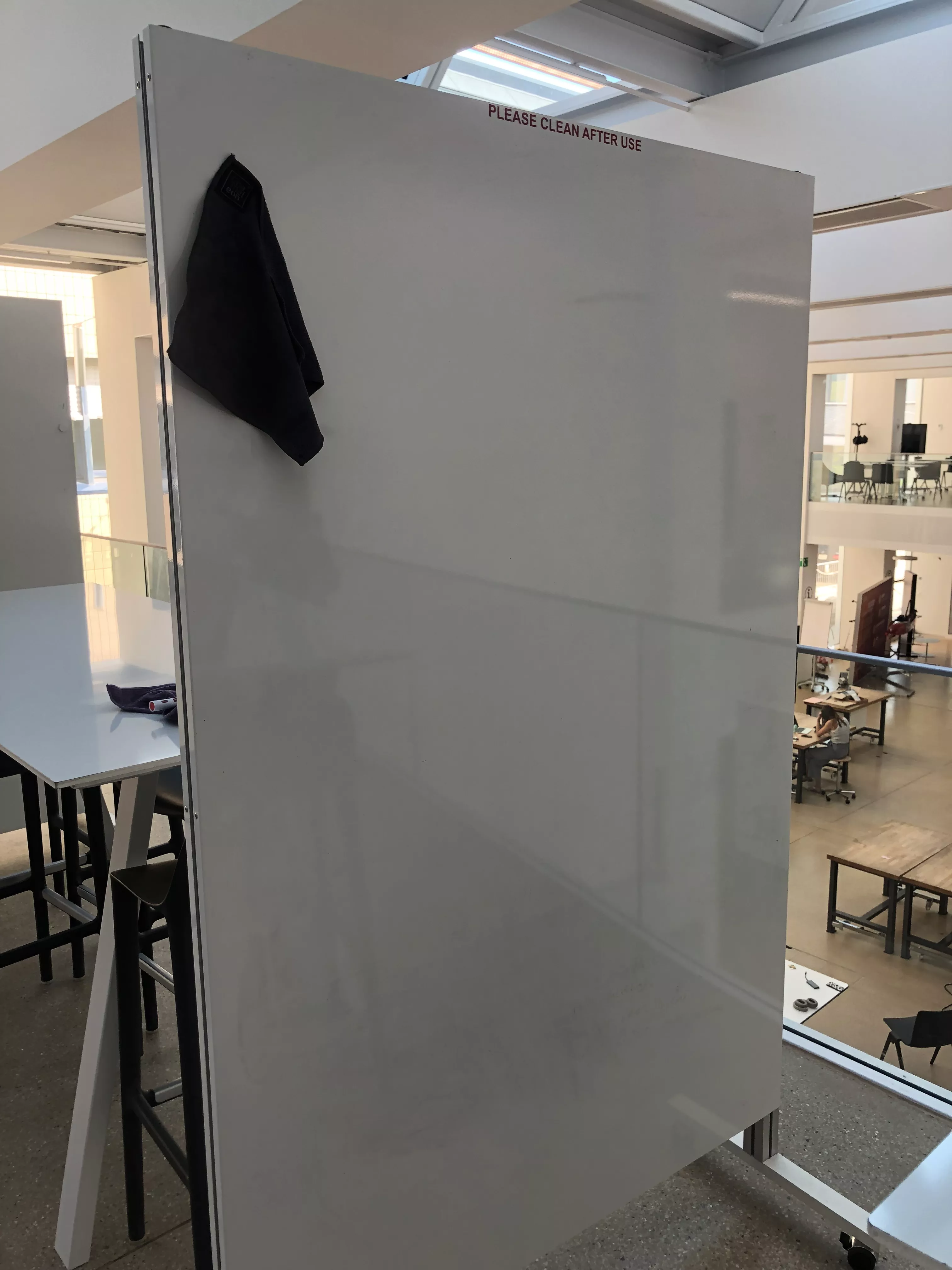 Vertical Whiteboard